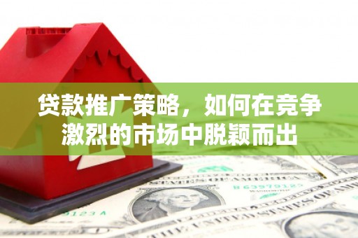 石冈贷款推广策略，如何在竞争激烈的市场中脱颖而出