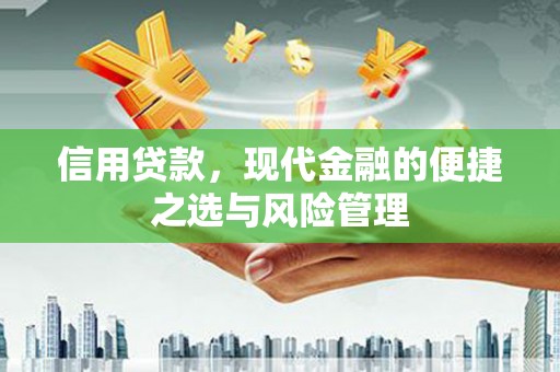 石冈信用贷款，现代金融的便捷之选与风险管理