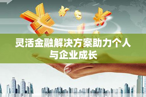石冈灵活金融解决方案助力个人与企业成长