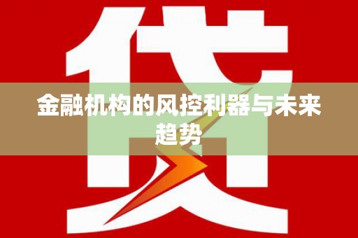 石冈金融机构的风控利器与未来趋势