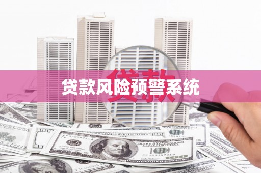 石冈贷款风险预警系统