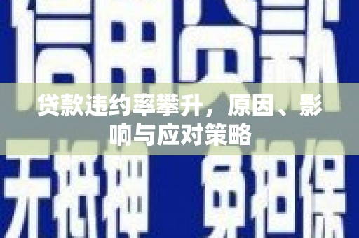 石冈贷款违约率攀升，原因、影响与应对策略