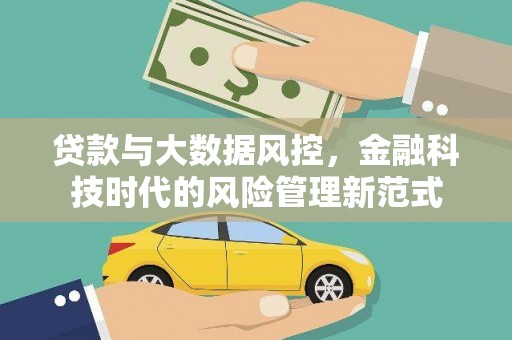 石冈贷款与大数据风控，金融科技时代的风险管理新范式
