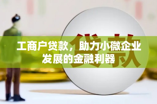 石冈工商户贷款，助力小微企业发展的金融利器