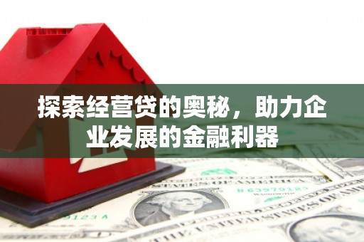 石冈探索经营贷的奥秘，助力企业发展的金融利器