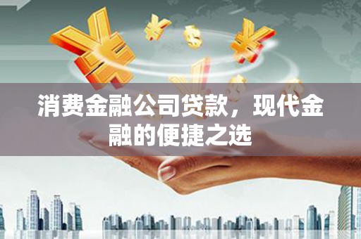 石冈消费金融公司贷款，现代金融的便捷之选