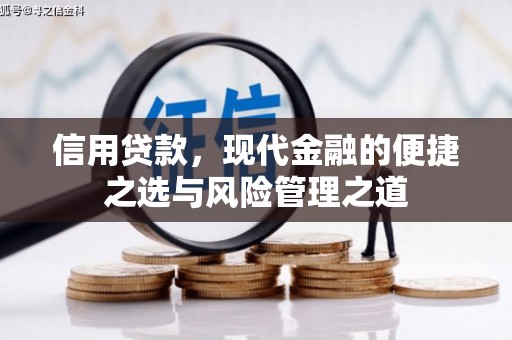 石冈信用贷款，现代金融的便捷之选与风险管理之道