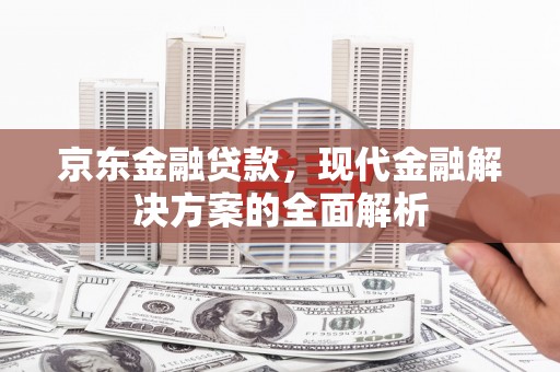 石冈京东金融贷款，现代金融解决方案的全面解析