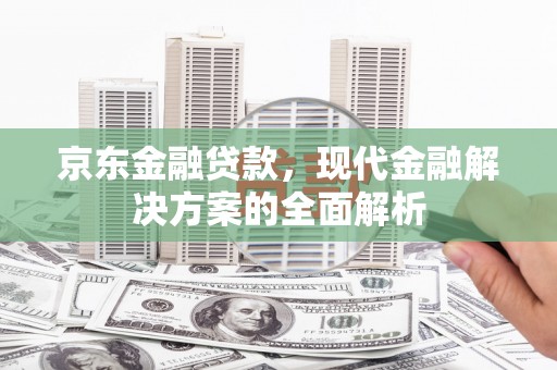 石冈京东金融贷款，现代金融解决方案的全面解析