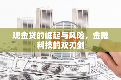 石冈现金贷的崛起与风险，金融科技的双刃剑