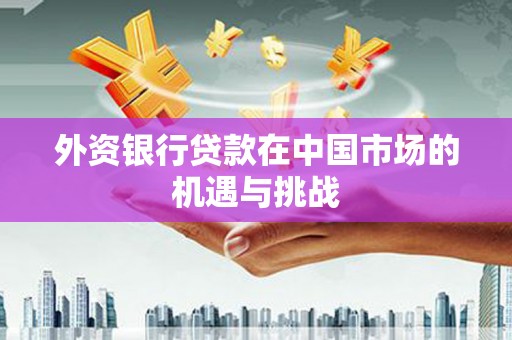 石冈外资银行贷款在中国市场的机遇与挑战