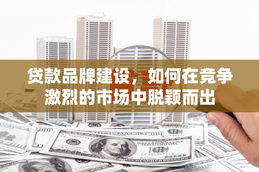 石冈贷款品牌建设，如何在竞争激烈的市场中脱颖而出