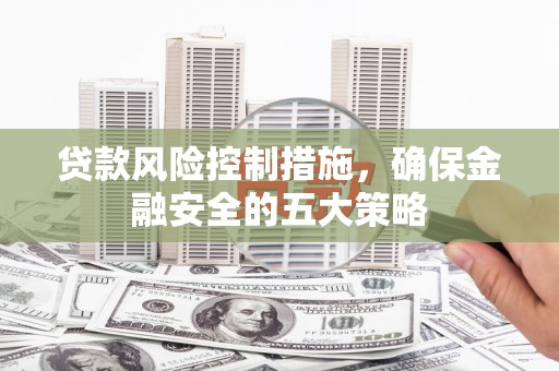 石冈贷款风险控制措施，确保金融安全的五大策略