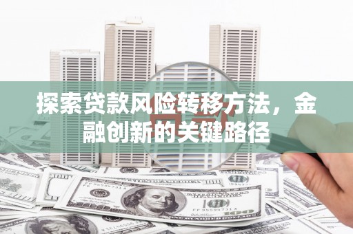 石冈探索贷款风险转移方法，金融创新的关键路径