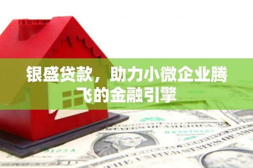 石冈银盛贷款，助力小微企业腾飞的金融引擎