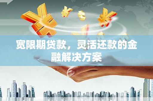 石冈宽限期贷款，灵活还款的金融解决方案