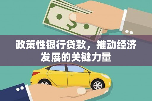 石冈政策性银行贷款，推动经济发展的关键力量