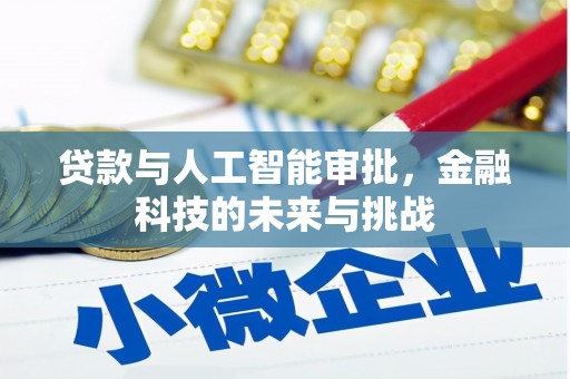 石冈贷款与人工智能审批，金融科技的未来与挑战