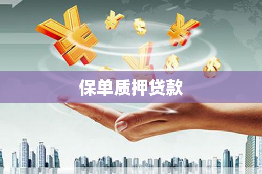 石冈保单质押贷款