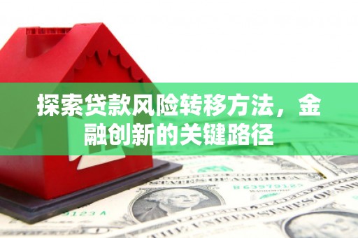 石冈探索贷款风险转移方法，金融创新的关键路径