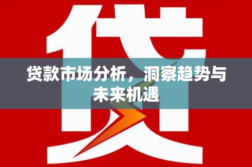 石冈贷款市场分析，洞察趋势与未来机遇