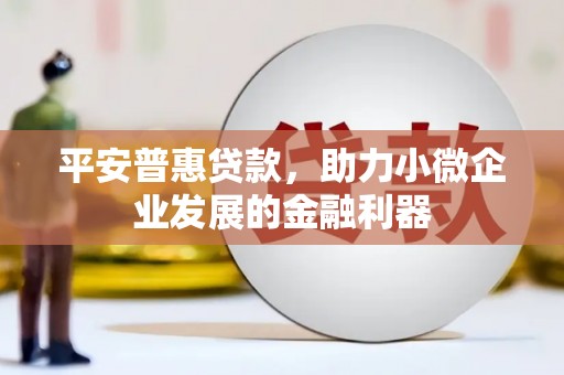 石冈平安普惠贷款，助力小微企业发展的金融利器