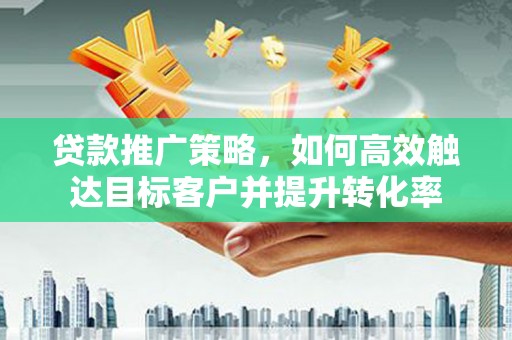 石冈贷款推广策略，如何高效触达目标客户并提升转化率