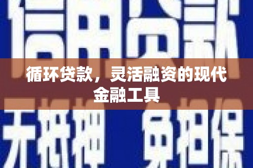 石冈循环贷款，灵活融资的现代金融工具