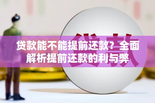 石冈贷款能不能提前还款？全面解析提前还款的利与弊