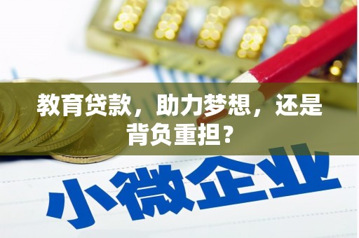 石冈教育贷款，助力梦想，还是背负重担？