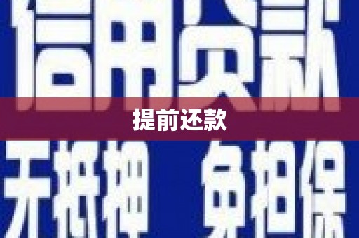 石冈提前还款