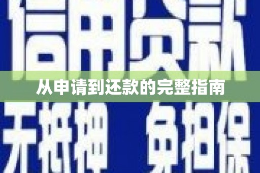 石冈从申请到还款的完整指南