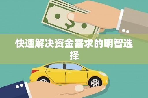 石冈快速解决资金需求的明智选择