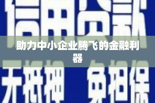 石冈助力中小企业腾飞的金融利器