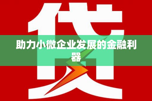 石冈助力小微企业发展的金融利器