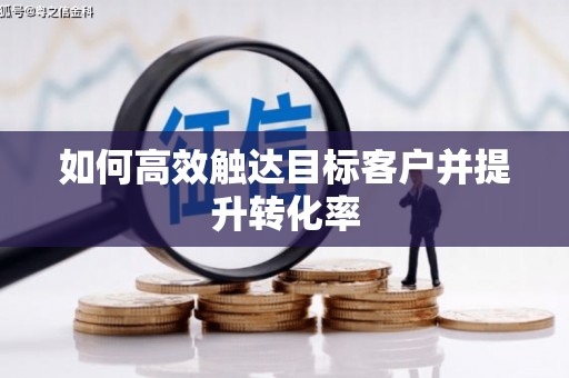 石冈如何高效触达目标客户并提升转化率