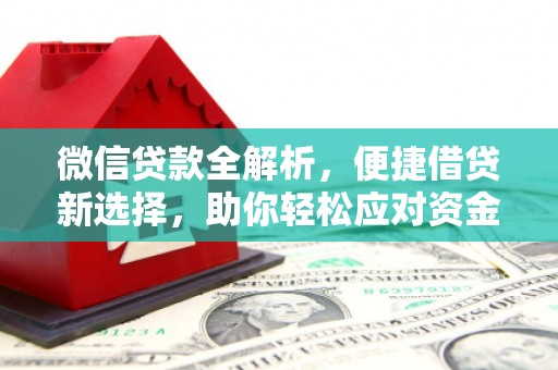 石冈微信贷款全解析，便捷借贷新选择，助你轻松应对资金需求